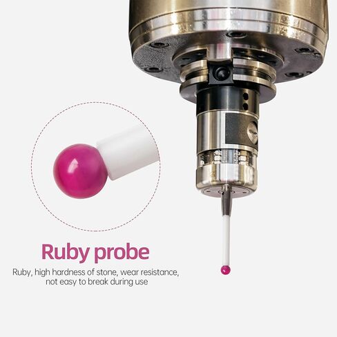 CNC 3D Touch Probe Finder,Professional 0.001mm High Accuracy Trigger Finder,Milling Machine Finder Locator Support XYZ Coordinate Stroke,Crafted from tungsten steel and aluminum alloy in Kuwait