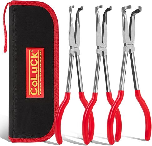 4pcs 11 "خرطوم القابض لمزيل خرطوم مخطط خرطوم ، 5/16 بوصة ، 1/2 بوصة ، DIA 3/4 بوصة ، إزاحة زلاجات الحذاء الإزاحة بوتش حذاء مسننة من الصعب الوصول إلى المساحات الضيقة in Kuwait