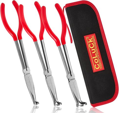 4pcs 11 "خرطوم القابض لمزيل خرطوم مخطط خرطوم ، 5/16 بوصة ، 1/2 بوصة ، DIA 3/4 بوصة ، إزاحة زلاجات الحذاء الإزاحة بوتش حذاء مسننة من الصعب الوصول إلى المساحات الضيقة in Kuwait