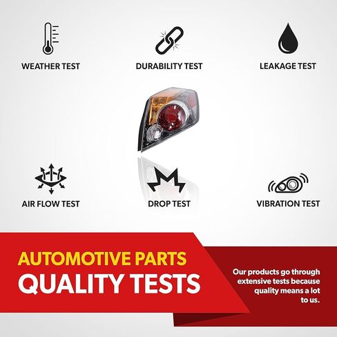 تجميع الضوء الذيل لعام 2007 2008 2009 2010 2011 2012 Nissan Altima Hybrid - يناسب جانب الركاب من أضواء ذيل Altima - يشمل ضوء الفرامل الخلفي الخلفي لمبة ، عدسة ، سكن in Saudi Arabia