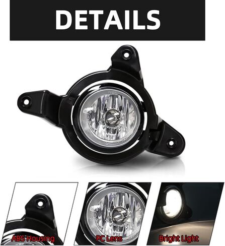 Vgetting Fog Light لـ Toyota CHR 2017 2018 2019 استبدال مصباح الهالوجين الوفير الأمامي لمصابيح الضباب C-HR in Saudi Arabia