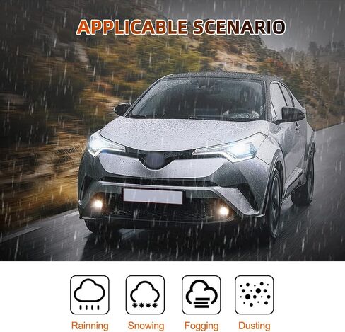 Vgetting Fog Light لـ Toyota CHR 2017 2018 2019 استبدال مصباح الهالوجين الوفير الأمامي لمصابيح الضباب C-HR in Saudi Arabia