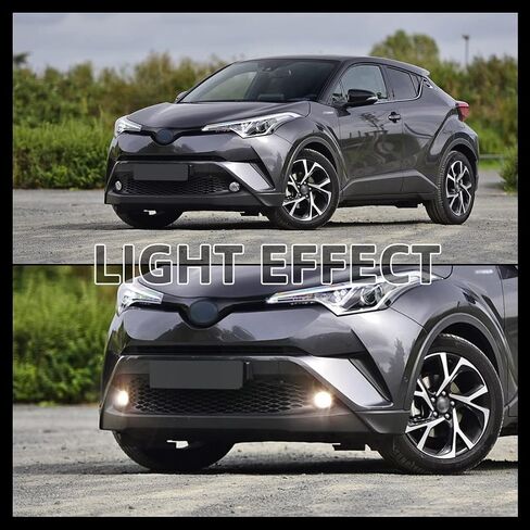 Vgetting Fog Light لـ Toyota CHR 2017 2018 2019 استبدال مصباح الهالوجين الوفير الأمامي لمصابيح الضباب C-HR in Saudi Arabia