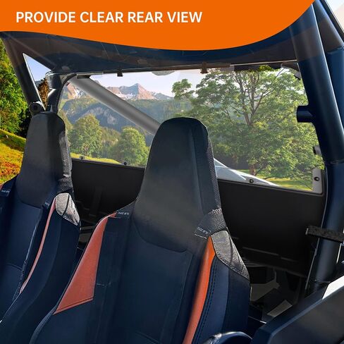 Clear Rear Windshield Compatible with 2014-2023 Polaris RZR XP 1000/ XP 4 1000 Accessories Lightly Rear Polycarbonate Windscreen Waterproof Dustproof Rear Window in Saudi Arabia