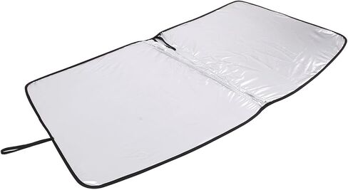 Windshield Sunshade Fit for Nissan Titan 2013-2019 Front Window Sun Shade Foldable Reflective Sun Visor Custom Sunscreen UV Blocker Privacy Protector HeatShield Keep Your Car Cooler (Silver) in Saudi Arabia