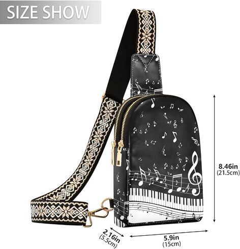 Printing Small Crossbody Sling Bags Chest Bag for Women Fanny Packs Purses in Kuwait