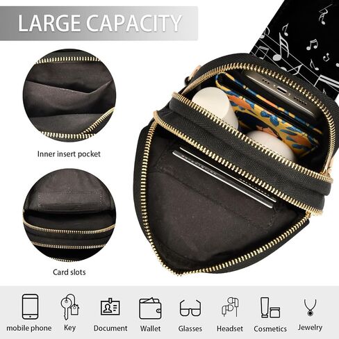 Printing Small Crossbody Sling Bags Chest Bag for Women Fanny Packs Purses in Kuwait