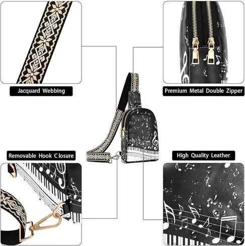 Printing Small Crossbody Sling Bags Chest Bag for Women Fanny Packs Purses in Kuwait