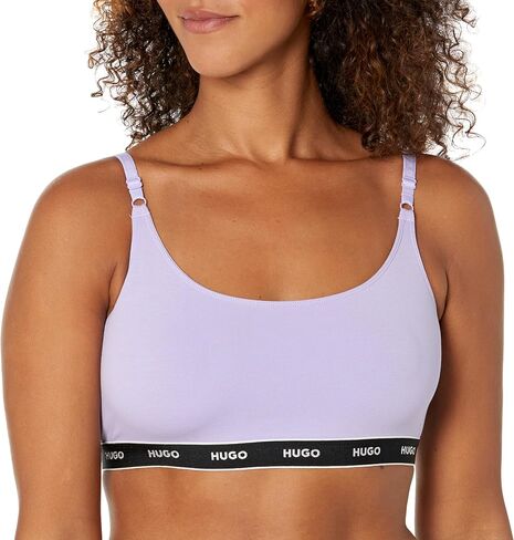 Hugo Women's 2-Pack Logo Logo Cotton Stretch Bralettes in Kuwait