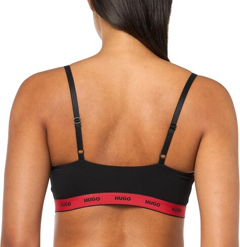 HUGO Women's 2-Pack Repeat Logo Cotton Stretch Bralettes in Saudi Arabia