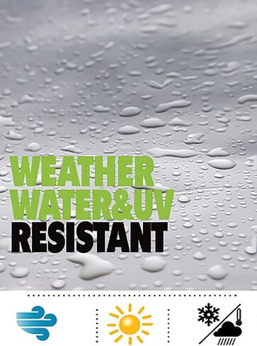 16 MIL Thick Ultra Heavy Duty White Tarp 7' x 12' (True Size) 3ply Waterproof 9.5 oz UV Protected Multipurpose Protective Cover Rain Tarpaulin in Kuwait