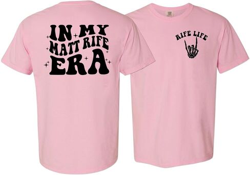Matt Rife Era Pront and Back Print Comfort Colors Short Sleeve Tee Unisex in Kuwait