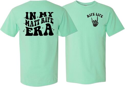 Matt Rife Era Pront and Back Print Comfort Colors Short Sleeve Tee Unisex in Kuwait