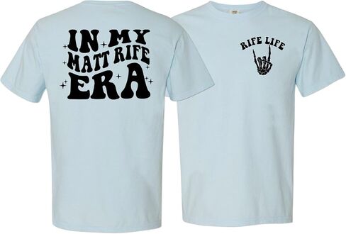 Matt Rife Era Pront and Back Print Comfort Colors Short Sleeve Tee Unisex in Kuwait