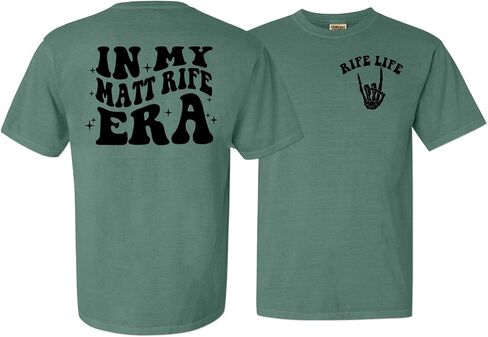 Matt Rife Era Pront and Back Print Comfort Colors Short Sleeve Tee Unisex in Kuwait