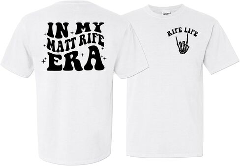 Matt Rife Era Pront and Back Print Comfort Colors Short Sleeve Tee Unisex in Kuwait