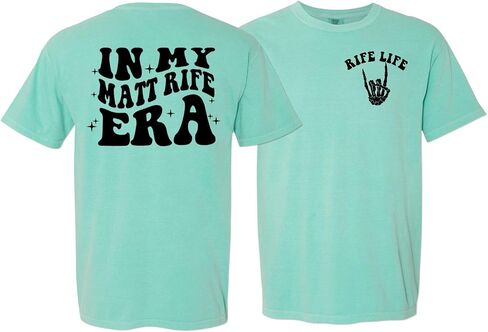 Matt Rife Era Pront and Back Print Comfort Colors Short Sleeve Tee Unisex in Kuwait