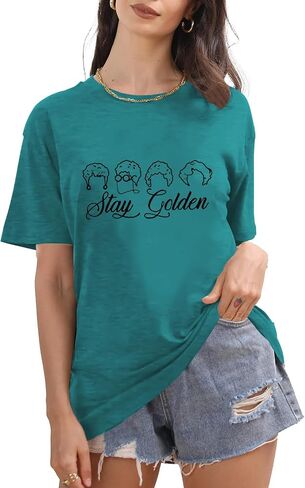 قميص Golden Girls Golden Golding Golden T Shirts Inspiration Letter Shirt Vintage 80s Teeps Tops in Saudi Arabia