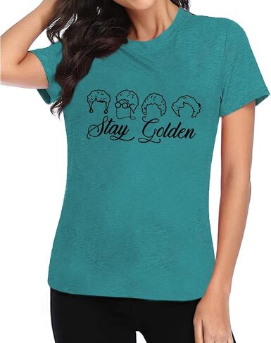 قميص Golden Girls Golden Golding Golden T Shirts Inspiration Letter Shirt Vintage 80s Teeps Tops in Saudi Arabia