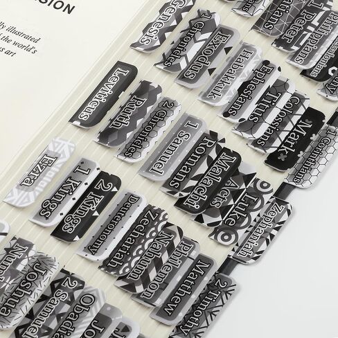 Mr. Pen- Bible Tabs, 75 Tabs, Tulip Touch, Laminated Bible Tabs for Women and Men, Bible Tabs for Study Bible, Bible Index Tabs, Bible Book Tabs, Bible Labels Tabs, Mr Pen Bible Tabs in Saudi Arabia