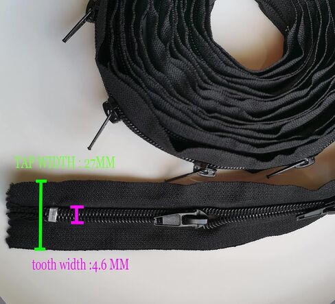 JOSDIOX #5 Blue Nylon Coil Sewing Zippers by The Yard Bulk Replacement Sewing Zipper Tape 5 Yards with 15 Pcs Lock Zipper Sliders and Zipper Pull for DIY Tailor Sewing Craft Bag Coat Jackets(Blue) in Kuwait