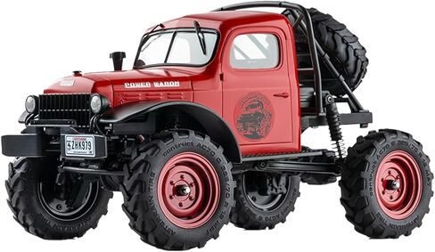 EAZYRC x FMS FCX 1/24 RC Semi Truck RTR, 4x4 RC Crawler for Sandland Desert Dirt Road for Men Boys with Battery, LED Light,Transmission and USB Charger in Kuwait