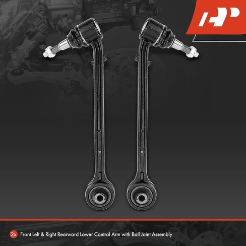 A-Premium 2 x Front Rearward Lower Control Arm, with Ball Joint & Bushing, Compatible with Chevrolet Camaro 2010-2015 in Saudi Arabia