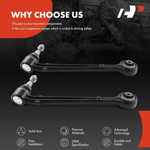 A-Premium 2 x Front Rearward Lower Control Arm, with Ball Joint & Bushing, Compatible with Chevrolet Camaro 2010-2015 in Saudi Arabia