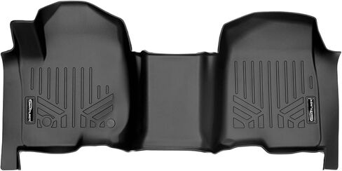 SMARTLINER Floor Mats 1st Row Liner Compatible with 2019-2025 Chevrolet Silverado 1500 in Saudi Arabia