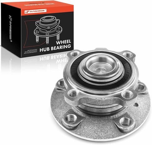 A-Premium Front Wheel Bearing and Hub Assembly Compatible with BMW 745i & 745Li 2002-2005, 750i & 750Li 2006-2008, 760i 2004-2006, 760Li 2003-2008, Alpina B7 2007-2008 in Saudi Arabia