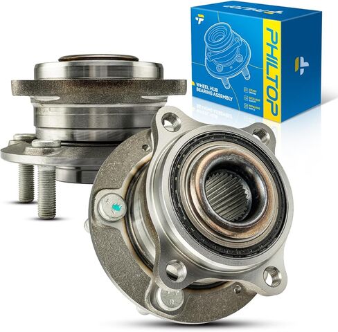 PHILTOP 513374 Front Wheel Hub Assembly Fit for Hyundai Sonata 2015-2019, Hyundai Tucson 2016-2021, Kia Sportage 2017-2022, Kia Optima 2016-2020, 5 Lugs Wheel Hub Bearings No ABS in Saudi Arabia