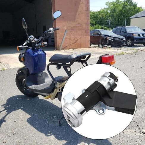 35014-GEZ-Y21 Switch Switch Switch Cylinder مع مفتاح ، استبدال مجموعة مفاتيح مفتاح الإشعال لـ Honda NPS50 Ruckus 2003-2005 NPS50 Ruckus 50 2006-2019 ، استبدل 35014-GEZ-611 in Saudi Arabia