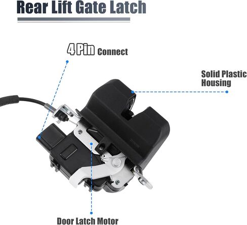 X AutoHaux 81230-C5100 Power Tailgate Gate Gate Assembly Assembly Artic Trunk Lock Actuator محرك Kia Sorento 2016-2020 in Saudi Arabia