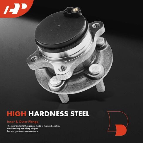 A-Premium 2 x Rear Wheel Bearing and Hub Assembly with 5-Lug Compatible with Ford Edge 2015-2020, Lincoln Continental 2017-2020, MKX 2016-2018, FWD Only in Saudi Arabia