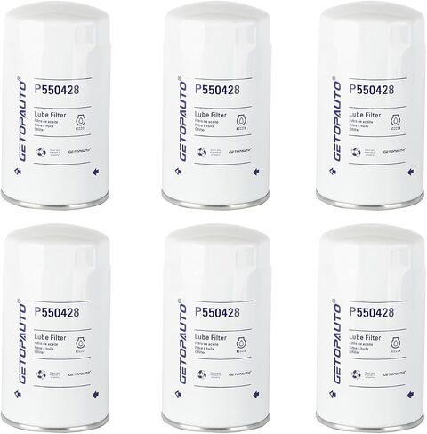 6pcs LF3970 LUBE OIL FILTER يحل محل 3937736 ، 5404947 ، B7177 ، 57182MP ، P550428 ، P551019 ، BT595 ، 14406393 ، LFP3970 in Saudi Arabia