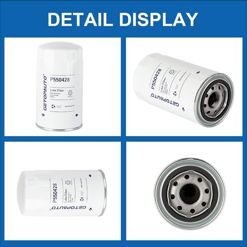 6pcs LF3970 LUBE OIL FILTER يحل محل 3937736 ، 5404947 ، B7177 ، 57182MP ، P550428 ، P551019 ، BT595 ، 14406393 ، LFP3970 in Saudi Arabia