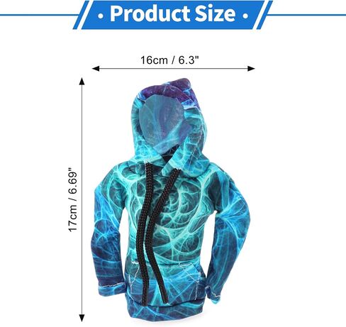 Gear Shift Cover Cover Cover Stick Sticktting Protector 17x16cm/6.69 "x6.3" Blue Green Green Polyester 1 PC Hoodie Manual Universal in Saudi Arabia