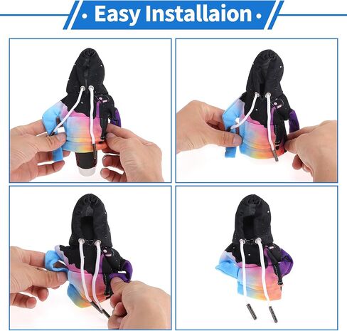 Gear Shift Cover Cover Cover Stick Sticktting Protector 17x16cm/6.69 "x6.3" Blue Green Green Polyester 1 PC Hoodie Manual Universal in Saudi Arabia