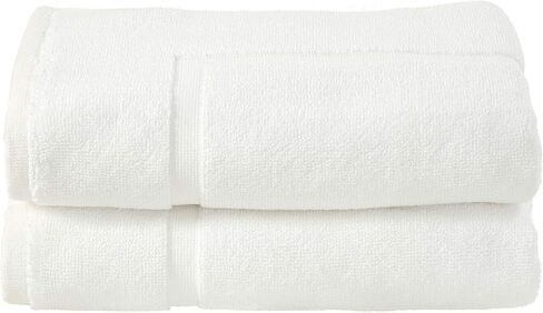 Bliss Casa Premium 100 ٪ Ring Ring Cotton Cotton Bath Hat ، مجموعة منشفة أرضية الحمام - حزمة من فوتو 2 ناعم وامتصاص فندق فاخر ، سبا ، دش وحوض استحمام الحصير قابلة للغسل 32 "x20" (رمادي) in Kuwait
