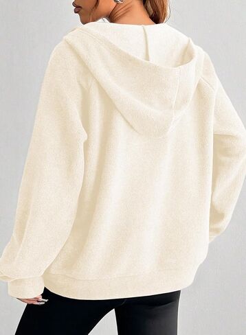 SHEWIN Womens Double Face Fleece Hoodies Fall Half Zip Sweatshirt 2025 in Saudi Arabia