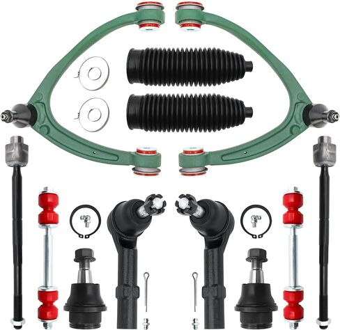 Front Upper Control Arms for 2007-2013 Chevy Silverado Tahoe Avalanche Suburban GMC Sierra Yukon XL Cadillac Escalade ESV EXT with Ball Joint K80669 K80670-(2PCS) in Kuwait
