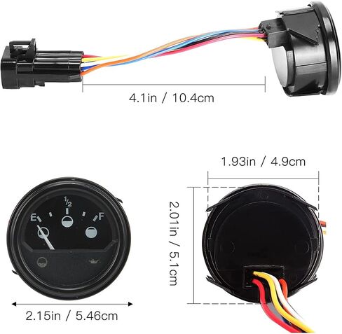 Battery Fuel Meter Battery Fuel Meter 612314 Charging State Indicator Replacement for RXV Electric Gas 48V 2008?up in Saudi Arabia