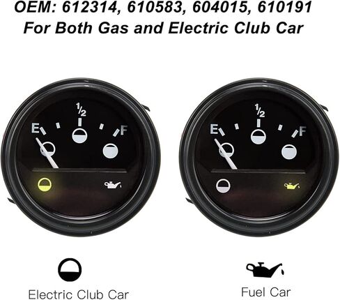 Battery Fuel Meter Battery Fuel Meter 612314 Charging State Indicator Replacement for RXV Electric Gas 48V 2008?up in Saudi Arabia