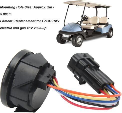 Battery Fuel Meter Battery Fuel Meter 612314 Charging State Indicator Replacement for RXV Electric Gas 48V 2008?up in Saudi Arabia