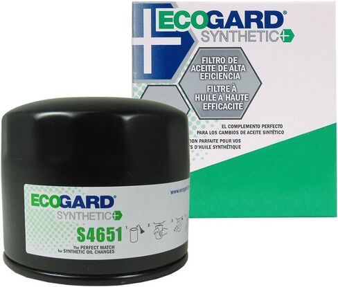 Ecogard S4651 Premium Spin-on Engine Oil Filter للزيت الاصطناعي يناسب Ford F-150 5.4L 1997-2010 ، F-150 4.6L 1997-2010 ، Expedition 5.4L 1997-2014 ، Explorer 4.0L 2001-2010 in Saudi Arabia