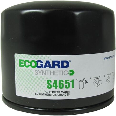 Ecogard S4651 Premium Spin-on Engine Oil Filter للزيت الاصطناعي يناسب Ford F-150 5.4L 1997-2010 ، F-150 4.6L 1997-2010 ، Expedition 5.4L 1997-2014 ، Explorer 4.0L 2001-2010 in Saudi Arabia