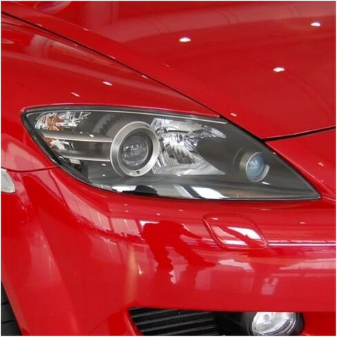Headlight Housing Compatible For Mazda RX8 RX-8 2001 To 2010 Car Accessory Products Transparent PC Material Headlights Lamp Lens(Right) in Saudi Arabia