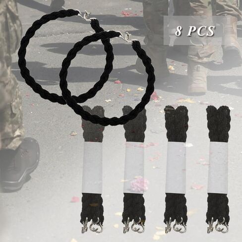 Military Elastic Boot Straps with Metal Hooks 8Pcs Boot Blousers for Military Leg Ankle Straps Clips Boot Band in Saudi Arabia