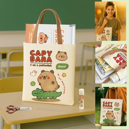 لوازم مدرسة Capybara مجموعة قرطاسية لطيفة مجموعة Kawaii العودة إلى المدرسة A7/A5 دفتر حلزوني ، حالة قلم رصاص ، 6 أقلام هلام قابلة للمحو ، 40 ملصقات ، حامل البطاقة هدايا عيد الفصح المثالية للأطفال in Saudi Arabia