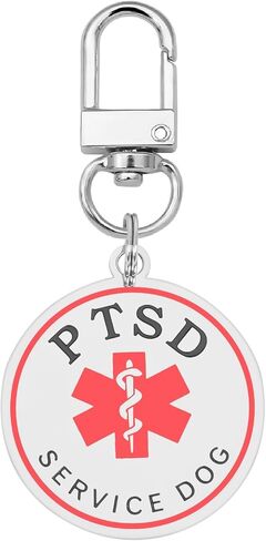 Service Dog in Training Tags for Harness, in Training Service Dog ID Tags,Double Side Engraved Protected Easily Attach to Dog Collar, Harness (Medium-1.18 inch) in Saudi Arabia